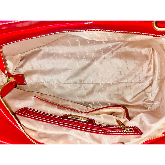 EUC Arcadia Teresa Large Top Handled Patent Leather Handbag-Valentine's Day Gift - Picture 9 of 17